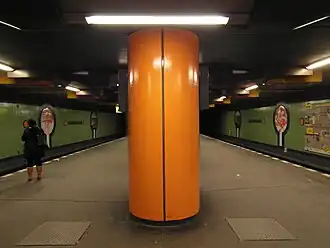 Intérieur de la station