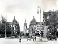 Kaiser-Wilhelm-Straße avec ses façades de Cremer & Wolffenstein (vers 1900)