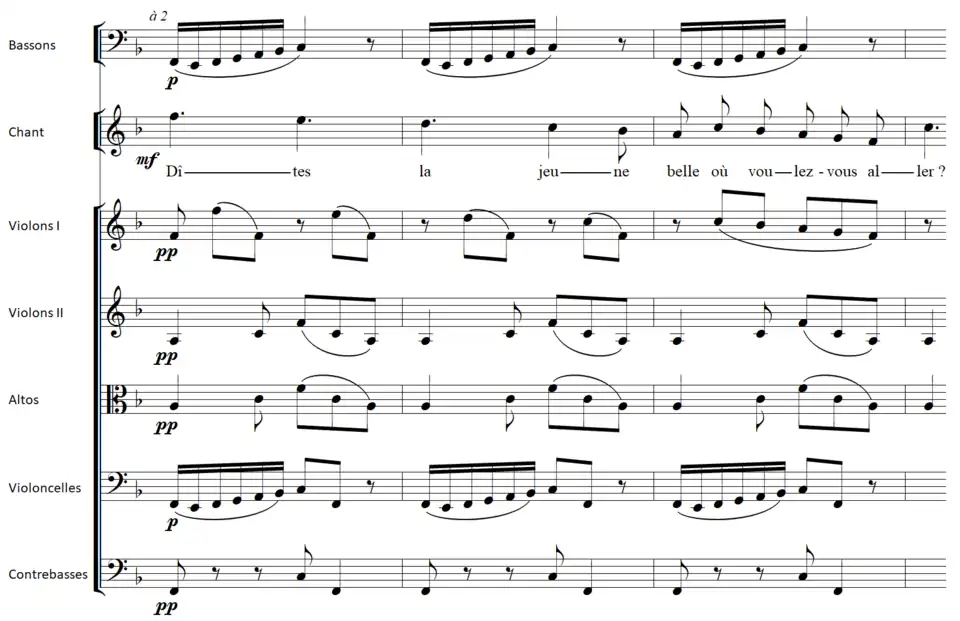 Partition pour chant.