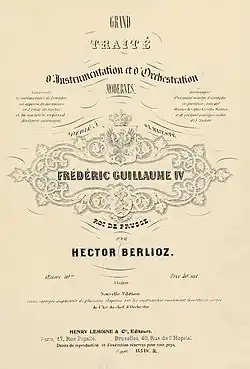 Image illustrative de l’article Traité d'instrumentation et d'orchestration