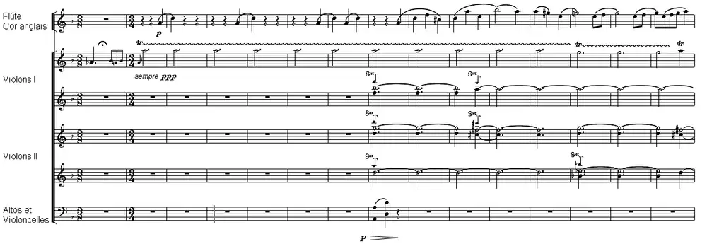 Partition extraite de Roméo et Juliette de Berlioz