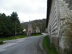 L'église en perspective.
