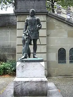 Monument rendant hommageau 5e&nbsp;duc Berthold de Berne.