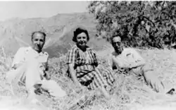 photo, Esplá avec Bernácer et sa femme