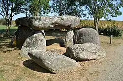 Image illustrative de l’article Pierre levée de la Cour du Breuil