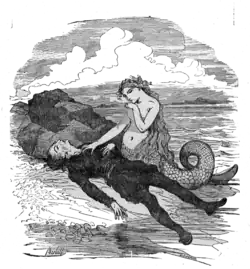 Illustration de La Petite Sirène, conte de Hans Christian Andersen.