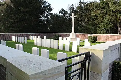 Le cimetière britannique.