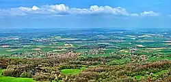 Panorama depuis le belvédère du Fort de la Dame Blanche.