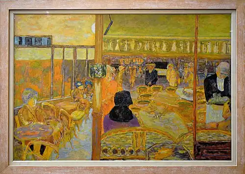 Le Café Au Petit Poucet par Pierre Bonnard (1928)