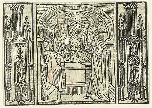 La Circoncision du Christ, papier, vers 1500-1503, collection Anvers.
