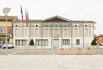 L'hôtel de ville.