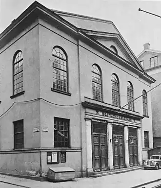 Première église de Bethléem sur Sergelgatan.