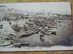 Port de L'Estaque de Marseille, vers 1900.