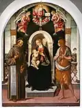 Vierge à l'Enfant entre saint François et Madeleine, Église san Francesco, San Casciano in Val di Pesa.