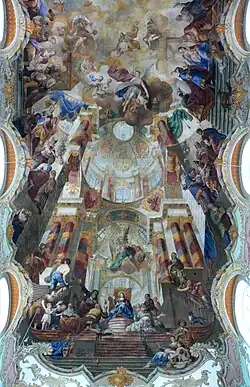 Johannes Zick, Scène de la vie de Jésus, Église Saint-Martin de Biberach an der Riß, 1746