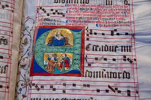 Antiphonaire du couvent des clarisses d'Alspach.