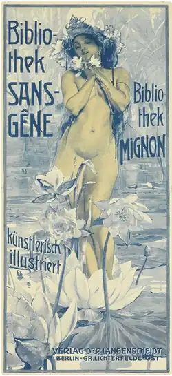 Bibliothek Sans-Gêne... (Berlin, c. 1896).