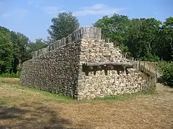 Murus gallicus, Oppidum de Bibracte