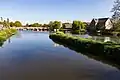 La Vilaine à Pont-Réan et l'écluse.