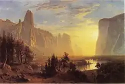 Albert Bierstadt: Yosemite Valley, Yellowstone Park, (1868)