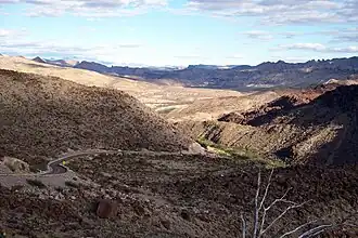 La vallée du Rio Grande dans le Big Bend.