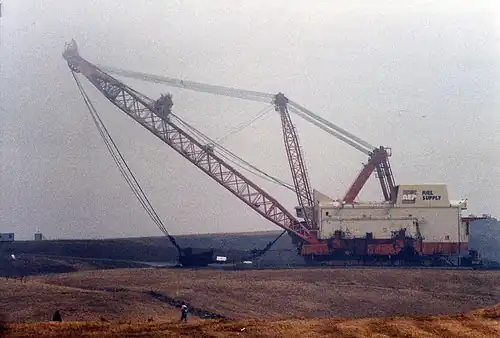 Pelle à benne traînante, «&nbsp;Big Muskie&nbsp;» de 13&nbsp;000&nbsp;tonnes