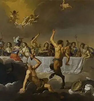 Jan van Bijlert, Le Festin des Dieux (milieu XVIIe&nbsp;siècle).