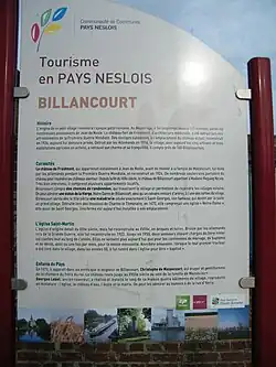 Informations locales.