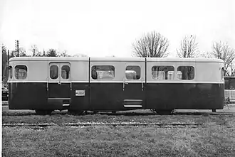 Autorail type A 80 E pour  Madagascar.
