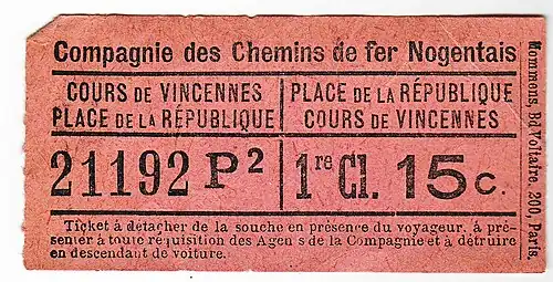 Billet du nogentais.