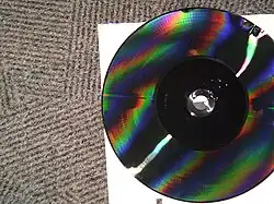 Une des types de vidéo disc