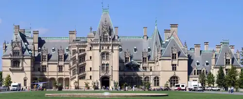 Le domaine Biltmore, Asheville en Caroline du Nord, USA (1888-1895).