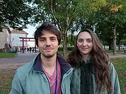 Clothilde Chamussy et Lucas Pacotte au Festival international de géographie 2024