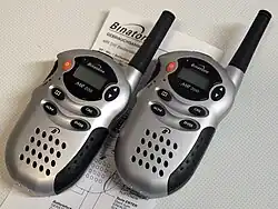 Paire de talkies-walkies 446&nbsp;MHz UHF