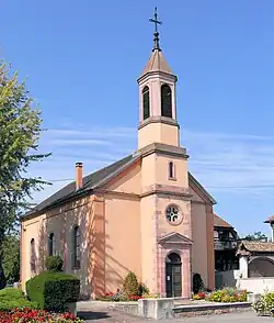 L'église protestante.