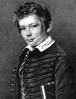 Portrait de Bismarck à l'âge de 11 ans