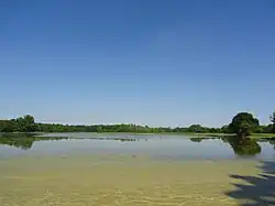 La plaine de la Marne inondée en 2013 (sud).