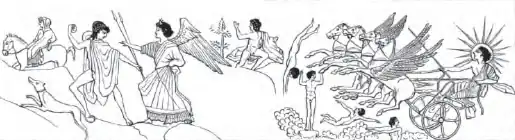 Le lévrier Cephalus. Britsh museum.