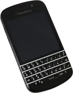 BlackBerry Q10, sorti en 2013.