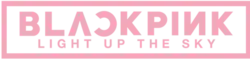 Description de l'image Blackpink Light Up The Sky - logo.png.