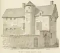 Manoir de Blacy, dessin de Victor Petit, 1870