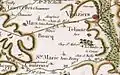 Blaise, hameau de Théline, sur la carte de Cassini.