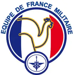 alt=Écusson de l' Équipe de France militaire masculine