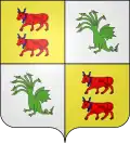 Hydre à sept têtes dont l'une est en partie tranchée. Famille de Belzunce (Ayherre)