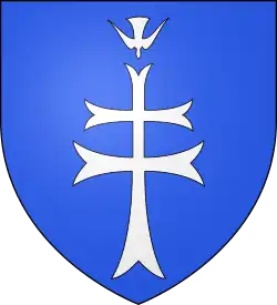 Blason avec le Saint-Esprit, du XIIe au XVe&nbsp;siècle.