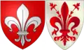 Armes de Lille et de Florence.