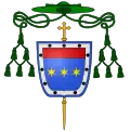 Blason de l'archevêque Pierre d'Aigrefeuille