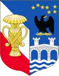 Blason des Bernadotte de 1885 à 1907.