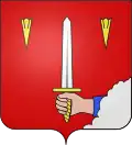 Blason de Guébling