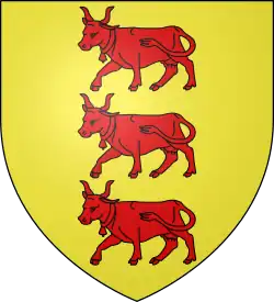 Blason de la famille Gachassin-Lafite d'Orthez.